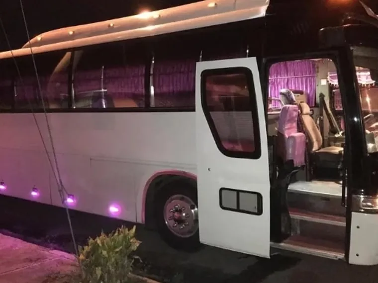 Bus from the large-group service