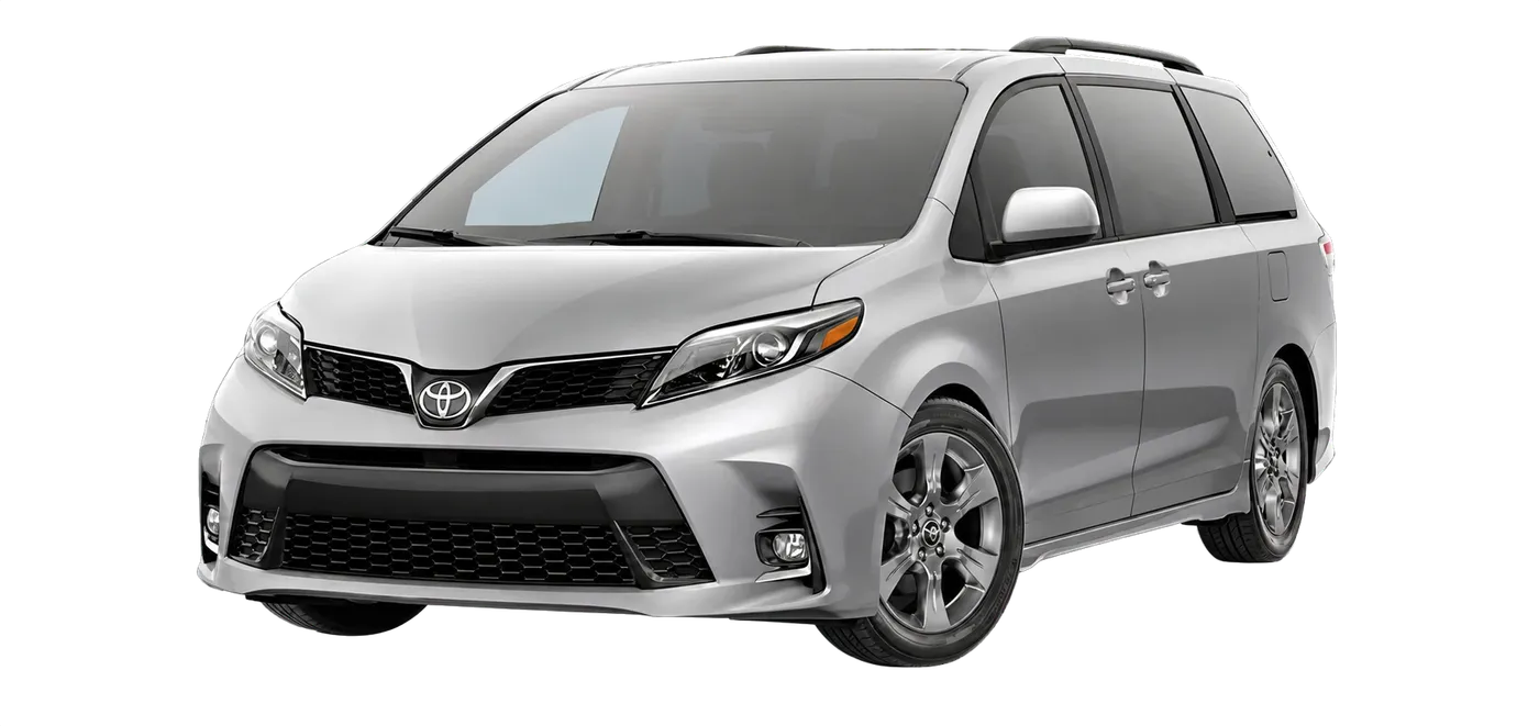 Minivan from the Freddy's Transport fleet